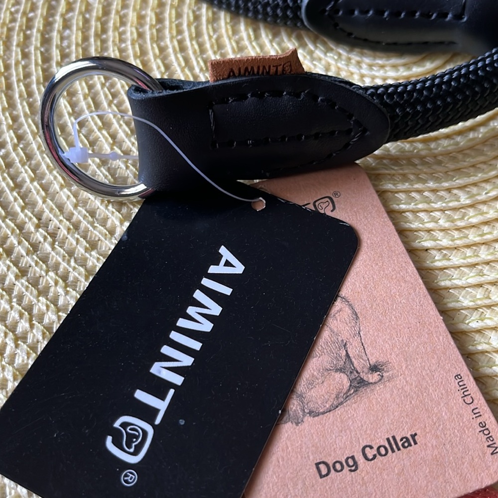 Braided Rope Dog Collar - Picture 2 of 8